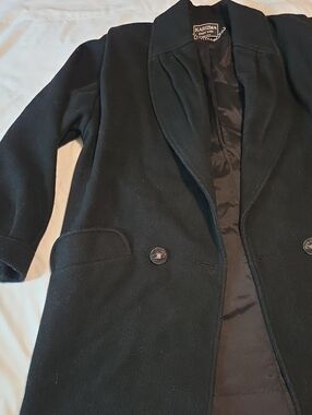 Karizma  Black Wool Blend Long Coat